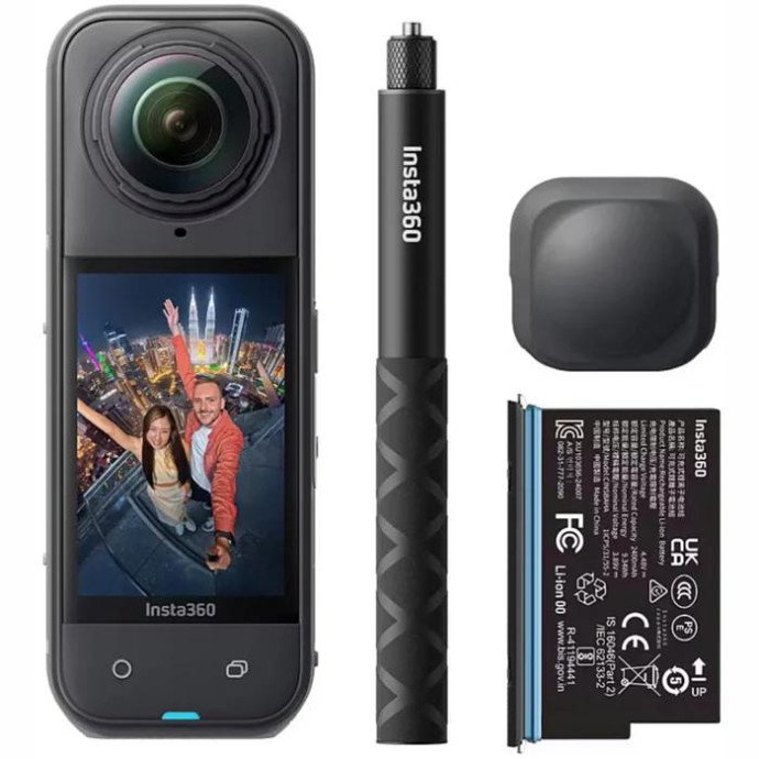 Екшн-камера Insta360 X5 Starter Bundle Midnight Black (CINSAAHA-X534)
