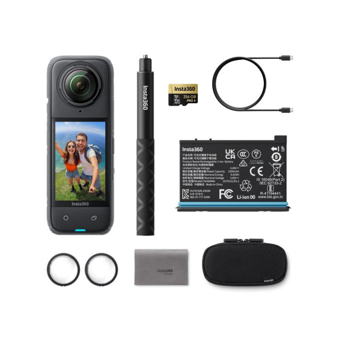 Екшн-камера Insta360 X4 8K Adventure Bundle (CINSABMA_X407)
