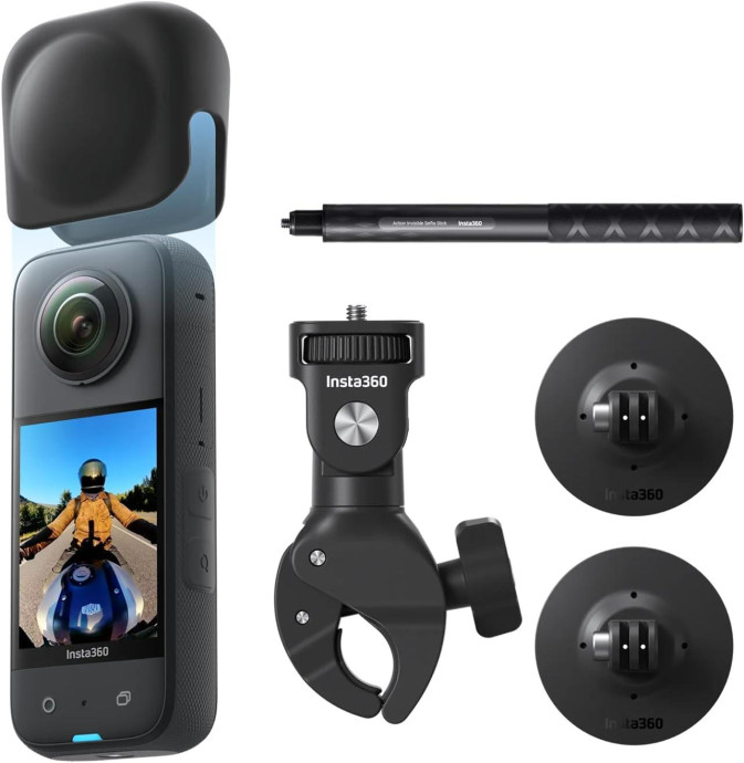 Екшн-камера Insta360 X3 Motorcycle Kit 4K UHD