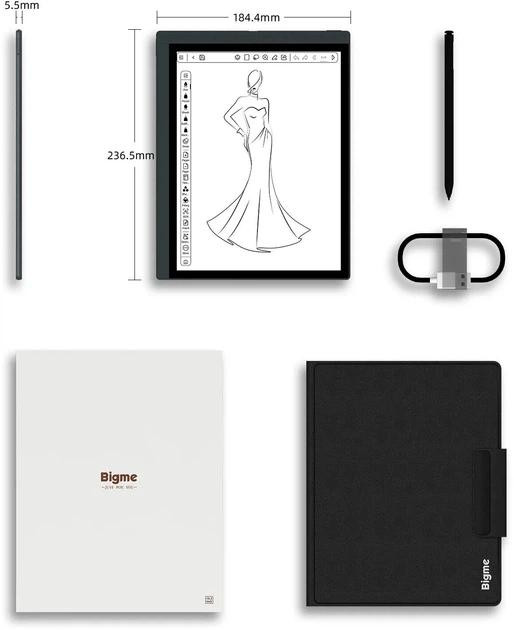 Електронна книга з підсвічуванням Bigme B1051 Black (6973555480600)