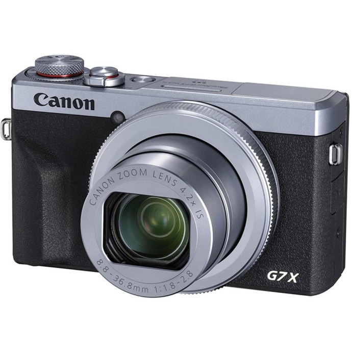 Компактний фотоапарат Canon PowerShot G7 X Mark III Silver Battery Kit (3638C014)