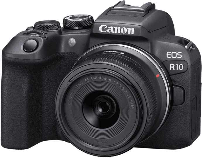 Бездзеркальний фотоапарат Canon EOS R10 kit (RF-S 18-45mm) IS STM (5331C047)