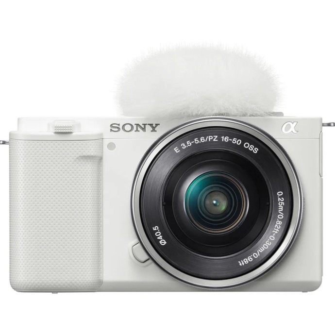 Бездзеркальний фотоапарат Sony ZV-E10 kit (16-50mm) White (ILCZVE10LW.CEC)
