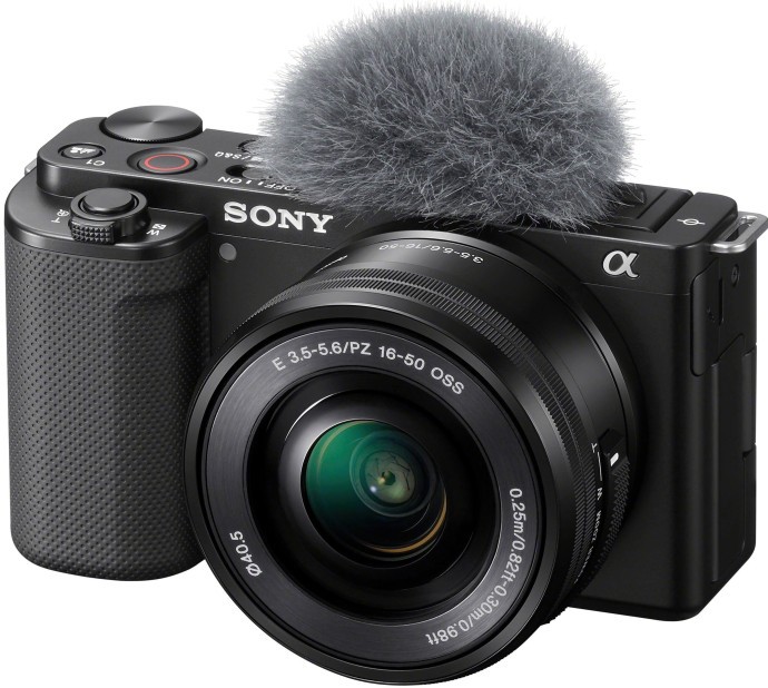 Бездзеркальний фотоапарат Sony ZV-E10 kit (16-50mm) Black (ILCZVE10LB.CEC)