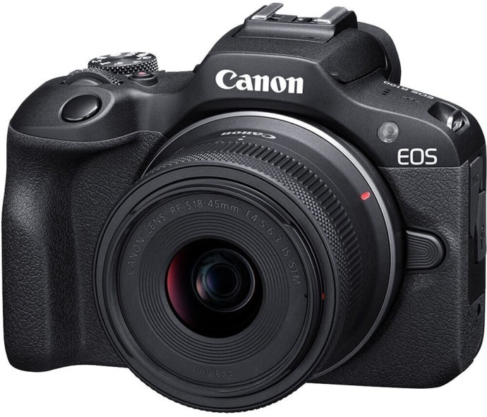 Бездзеркальний фотоапарат Canon EOS R100 kit 18-45mm IS STM (6052C013)