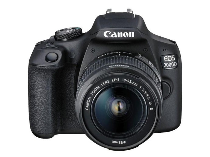 Дзеркальний фотоапарат Canon EOS 2000D kit (18-55mm) IS II (2728C008)