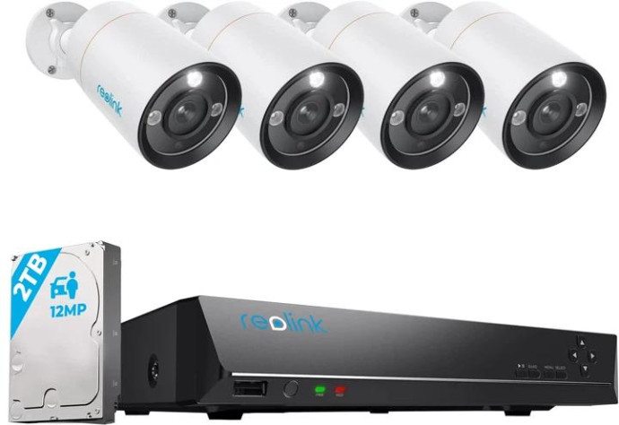 Комплект відеоспостереження Reolink RLK8-1200B4-A 2.8 mm