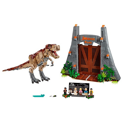 Блоковий конструктор LEGO Ярость Ти-Рекса (75936)