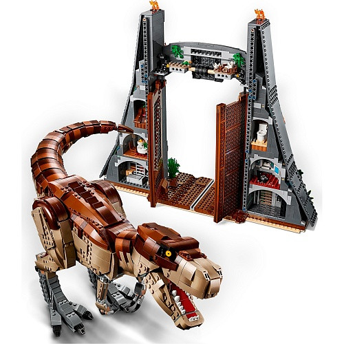 Блоковий конструктор LEGO Ярость Ти-Рекса (75936)