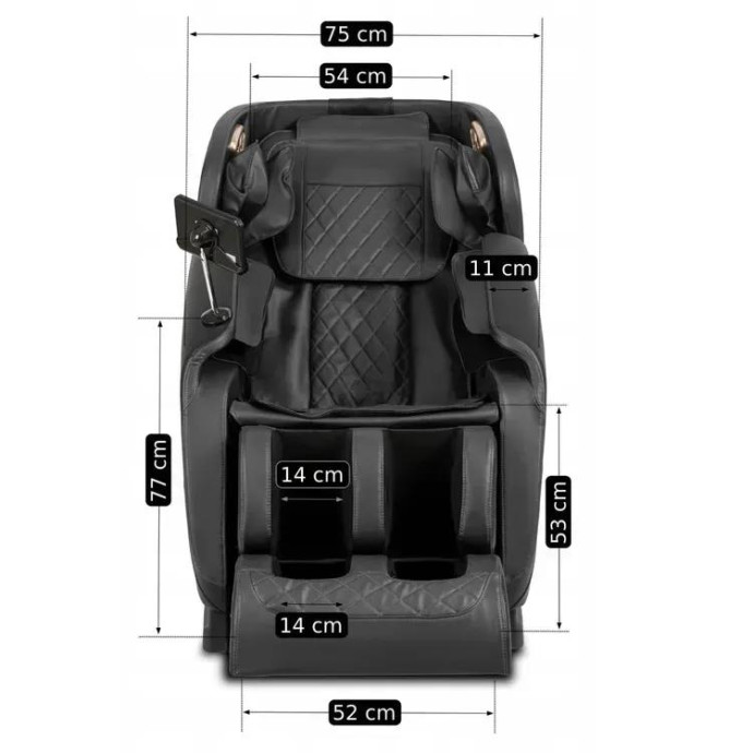 Крісло масажне Mebel Elit VX Max Black (екошкіра)