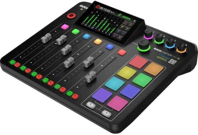 Мікшерний пульт для роботи з впорядкування файлів Rode Caster Pro II