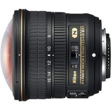 Об'єктив Fisheye Nikon AF-S Fisheye-Nikkor 8-15mm f/3,5-4,5E E (JAA831DA)