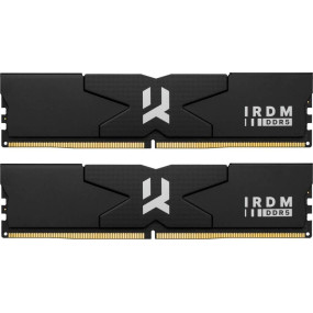 Пам'ять для настільних комп'ютерів GOODRAM 64 GB (2х32GB) DDR5 6400 MHz IRDM Black (IR-6400D564L32/64GDC) (UA)