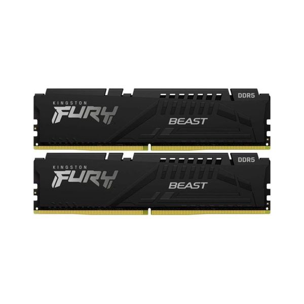 Пам'ять для настільних комп'ютерів Kingston FURY 64 GB (2x32GB) DDR5 5600 MHz Beast EXPO Black (KF556C36BBE2K2-64)