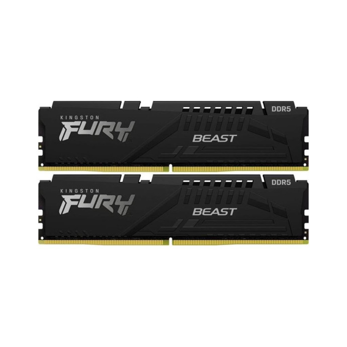 Пам'ять для настільних комп'ютерів Kingston FURY 64 GB (2x32GB) DDR5 5600 MHz Beast EXPO Black (KF556C36BBE2K2-64)