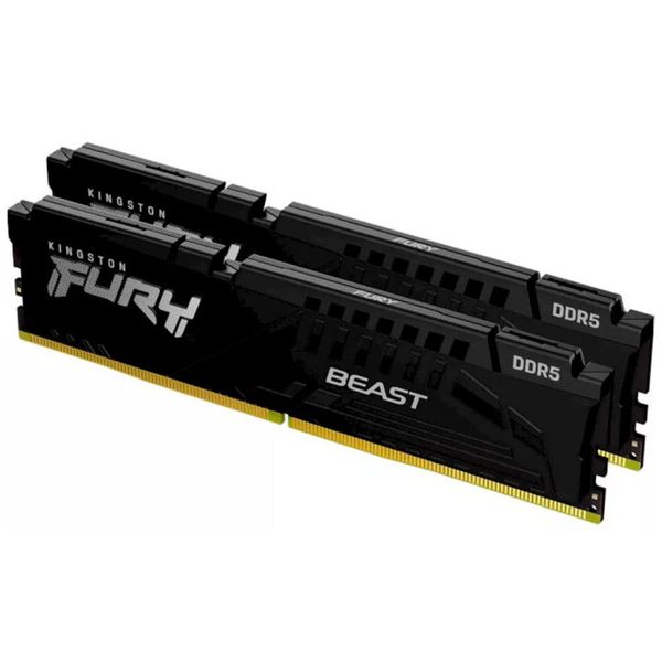 Пам'ять для настільних комп'ютерів Kingston FURY DDR5 32 GB (2x16GB) 5600 MHz FURY Beast (KF556C36BBEK2-32) (UA)