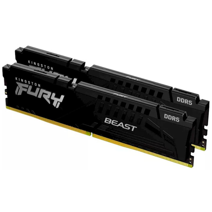 Пам'ять для настільних комп'ютерів Kingston FURY DDR5 32 GB (2x16GB) 5600 MHz FURY Beast (KF556C36BBEK2-32) (UA)