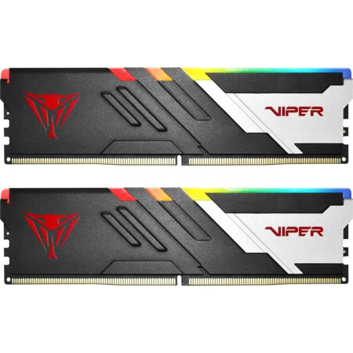 Пам'ять для настільних комп'ютерів PATRIOT 32 GB (2x16GB) DDR5 6000 MHz Viper Venom RGB (PVVR532G600C30K) (UA)