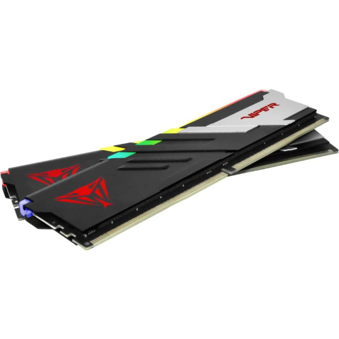 Пам'ять для настільних комп'ютерів PATRIOT 32 GB (2x16GB) DDR5 6000 MHz Viper Venom RGB (PVVR532G600C30K) (UA)