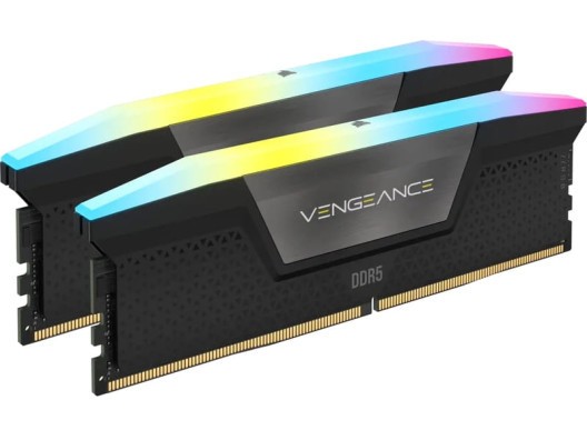 Пам'ять для настільних комп'ютерів Corsair 32 GB (2x16GB) DDR5 6000 MHz Vengeance RGB (CMH32GX5M2E6000C36)