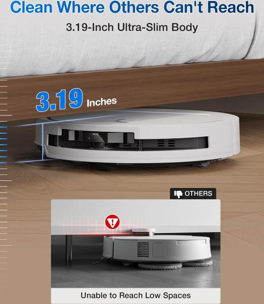 Робот-пилосос ECOVACS DeeBot T50 Omni White