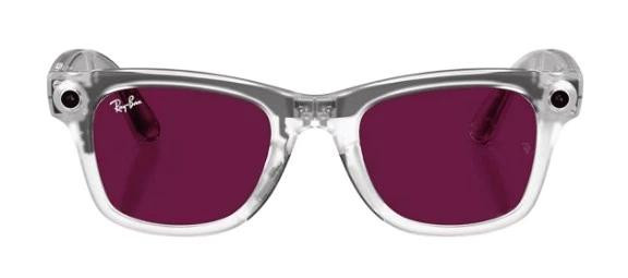 Смарт-окуляри Ray-Ban Meta Wayfarer Gen 2 Lim.Ed. Stand.Matte Transparent Frame/Clear/Ruby Tr.Lens (RW4012 6770MI 50-22)