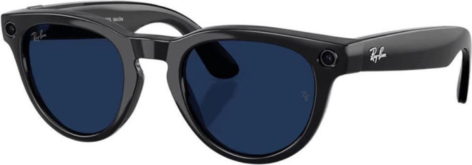 Смарт-окуляри Ray-Ban Meta Headliner Gen 2 Standard Shiny Black Frame/Clear to Sapphire Transit.Lenses (RW4013 601/MF 50-23)