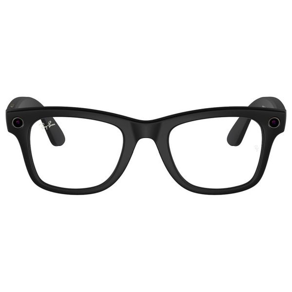 Смарт-окуляри Ray-Ban Meta Wayfarer Large Matte Black/Clear to Graphite Green Transitions (RW4008 601S1M 53-22)