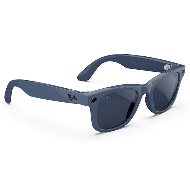 Смарт-окуляри Ray-Ban Meta Wayfarer Gen2 Large Shiny Cosmic Blue Frame/Clear to Sapphire Transit.Lens RW4012 6628MF 53-22