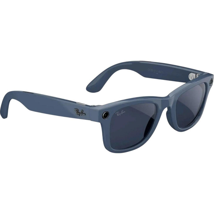 Смарт-окуляри Ray-Ban Meta Wayfarer Gen 2 Shiny Cosmic Blue/Clear Sapphire (RW4012 6628/MF 53-23)