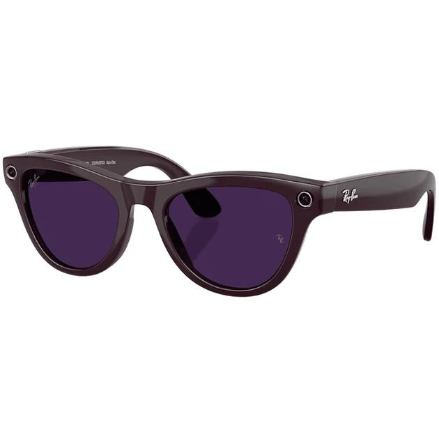Смарт-окуляри Ray-Ban Meta Skyler Gen 2 St.Shiny Mystic Violet Frame/Clear to Amethyst Transit.Lens. (RW4014 6701CH 52-20)
