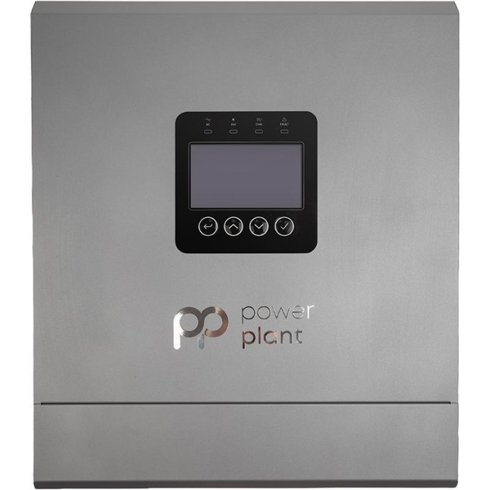 Автономний сонячний інвертор (off-grid) PowerPlant 12000W 51.2V 160A (NV823178) (UA)
