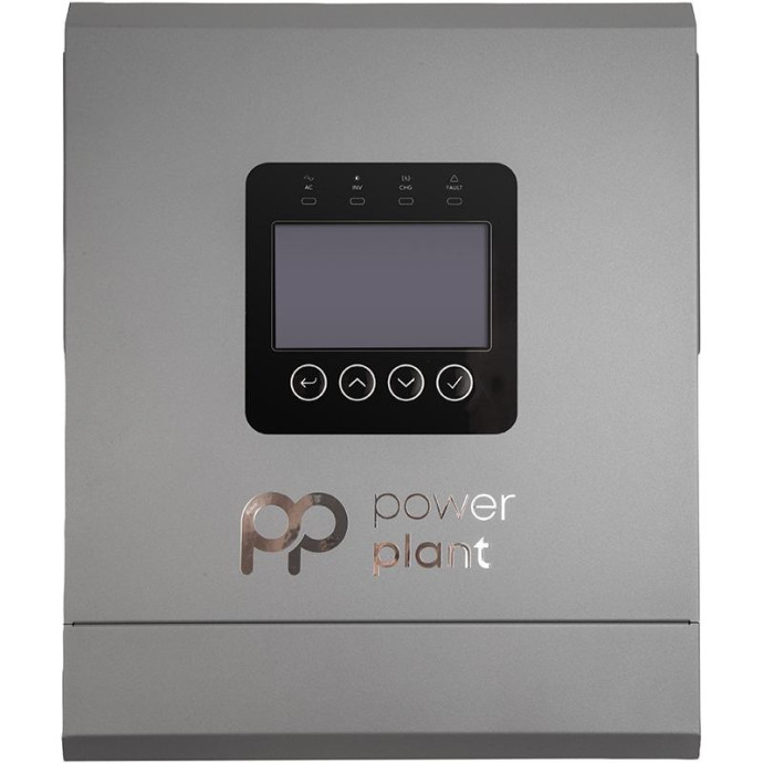 Автономний сонячний інвертор (off-grid) PowerPlant 6000W 48V 120A (NV823161) (UA)
