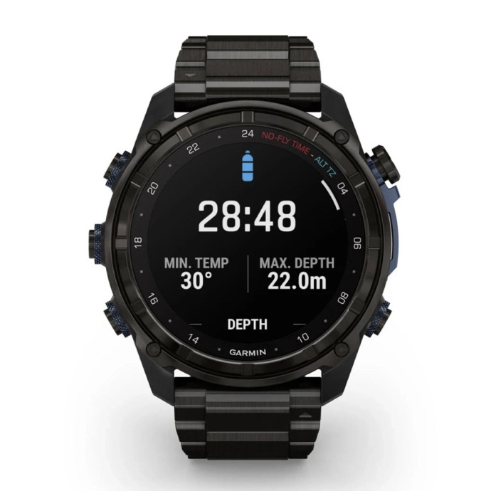 Спортивний годинник Garmin Descent Mk3i 51mm Carbon Gray DLC Titanium with DLC Titanium Band (010-02752-13/14)