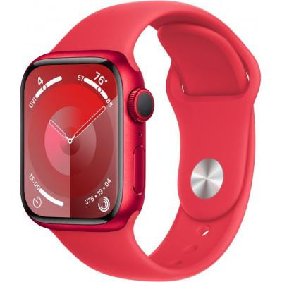 Смарт-годинник Apple Watch Series 9 GPS 41mm PRODUCT RED Alu. Case w. PRODUCT RED S. Band - M/L (MRXH3)