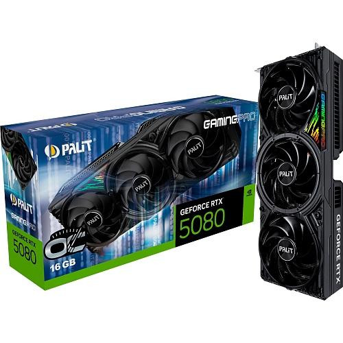 Відеокарта Palit GeForce RTX 5080 GamingPro OC (NE75080S19T2-GB2031A) (UA)