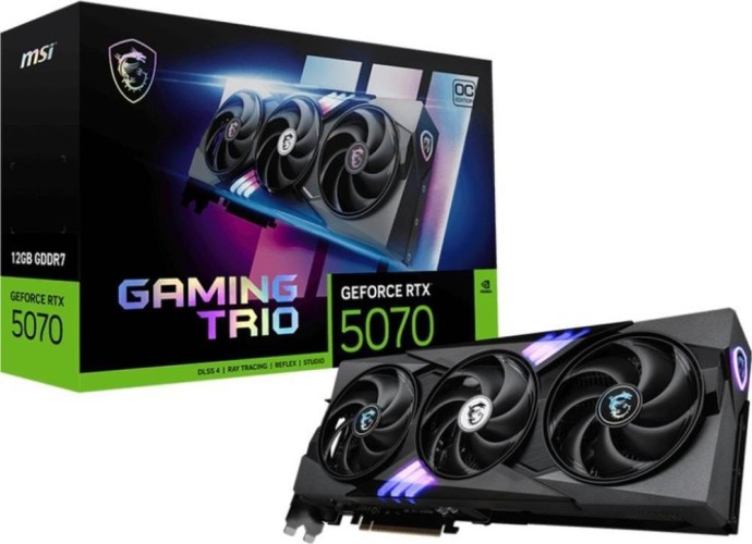 Відеокарта MSI GeForce RTX 5070 12G GAMING TRIO OC (912-V532-029)