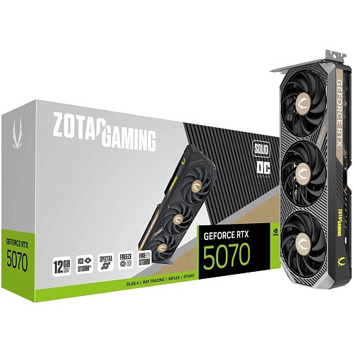 Відеокарта Zotac GAMING GeForce RTX 5070 SOLID OC (ZT-B50700J-10P)