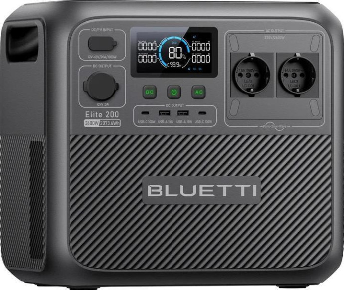 Зарядна станція BLUETTI Elite 200 V2 (P-EL200V2-EU-GY-BL-010)