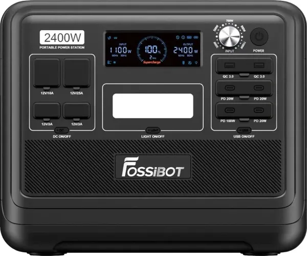 Зарядна станція Fossibot F2400 Black