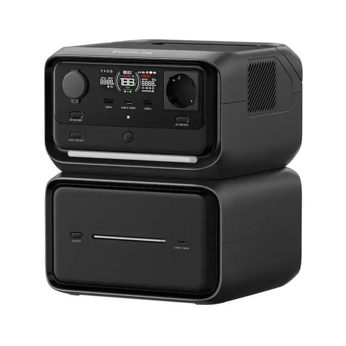 Комплект зарядної станції EcoFlow RIVER 3 Max Plus (EFRIVER3MaxPlus-EU-CBOX)