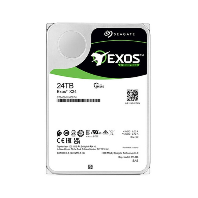 Жорсткий диск Seagate Exos X24 24 TB (ST24000NM007H)