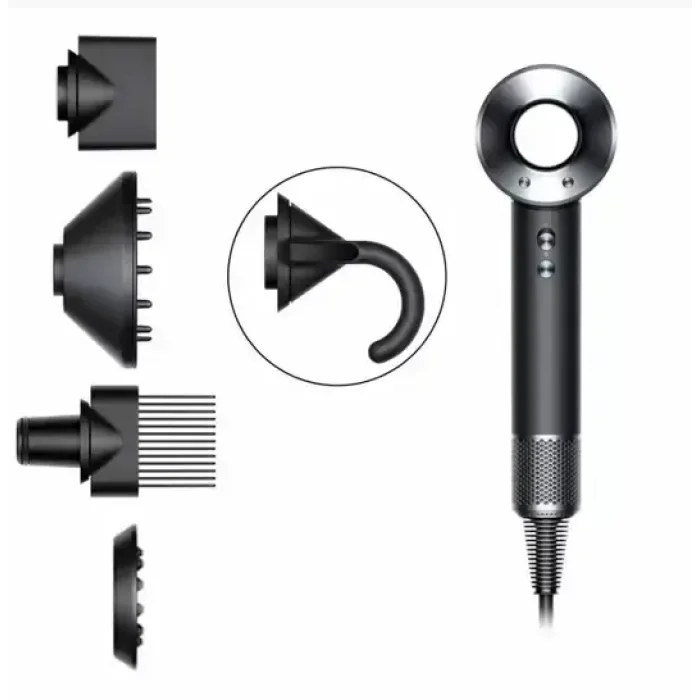 Фен Dyson Supersonic HD08 Black/Nickel  (386816-01)