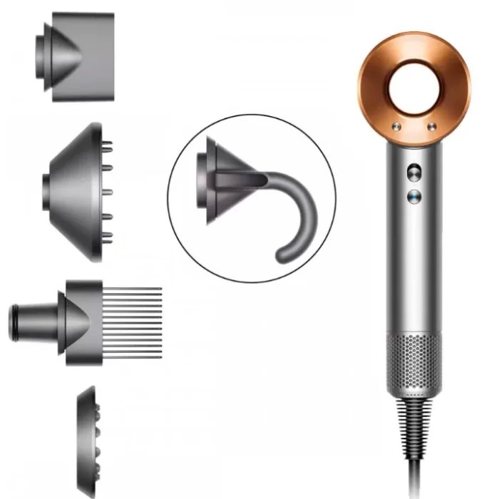 Фен Dyson Supersonic HD08 Nickel/Copper