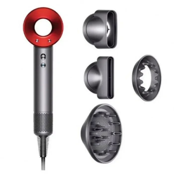Фен Dyson HD08 Supersonic Nickel/Red