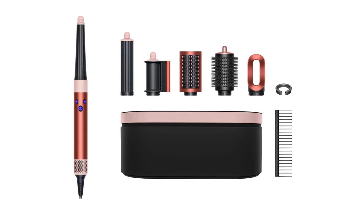 Стайлер Dyson Airwrap i.d. HS08 Straight & Wavy Strawberry Bronze/Blush Pink (560767-01)