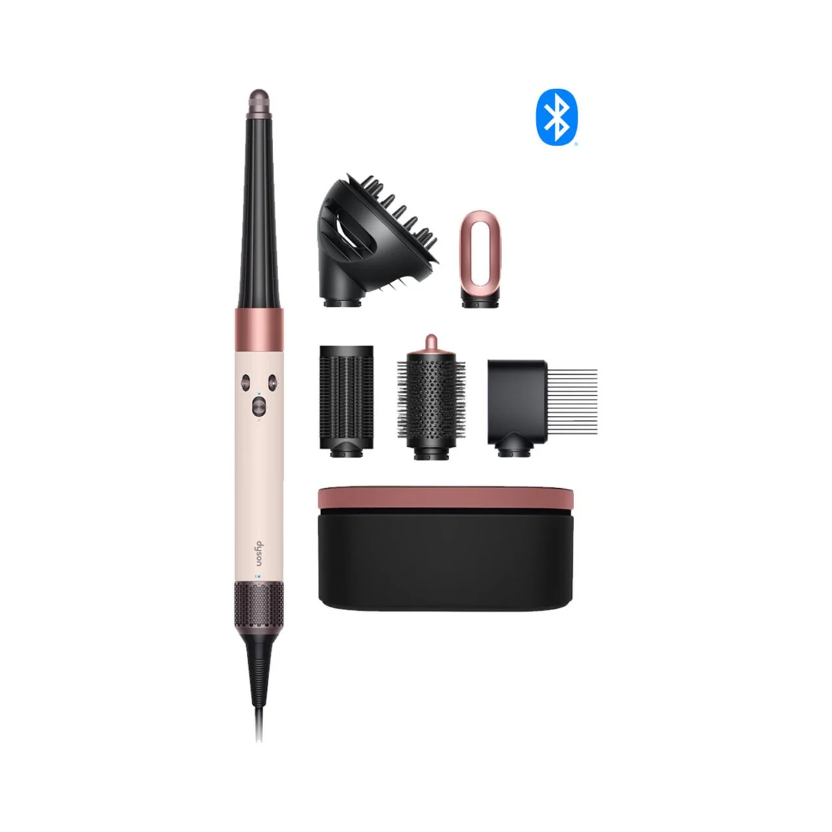 Мультистайлер Dyson Airwrap i.d. HS08 Bluetooth Multi-Styler and Dryer Curly+Coily Ceramic Pink/Rose Gold