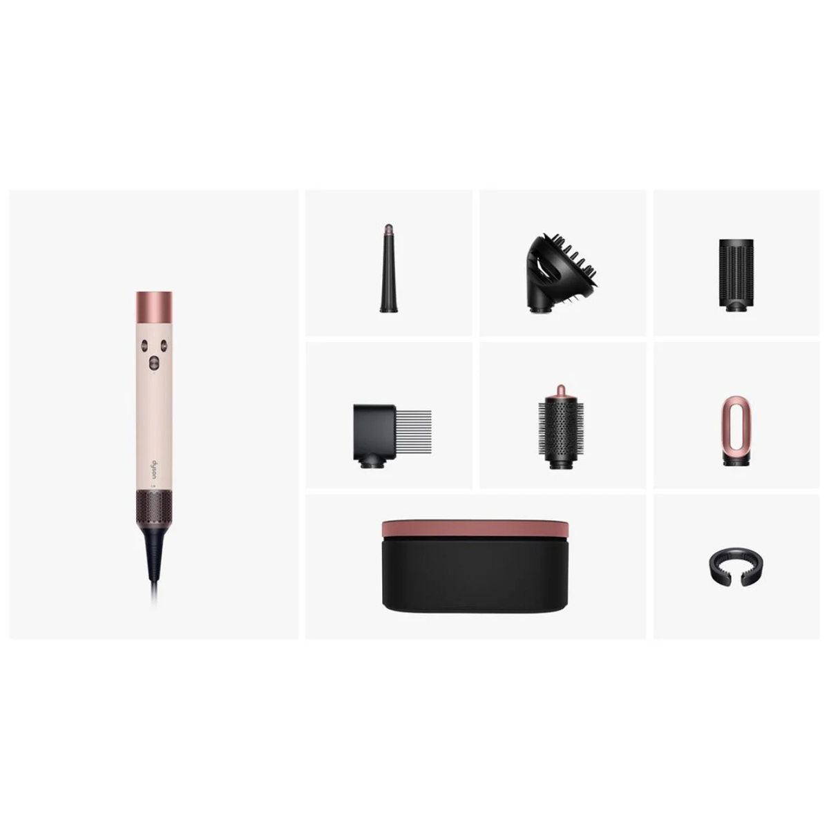 Мультистайлер Dyson Airwrap i.d. HS08 Bluetooth Multi-Styler and Dryer Curly+Coily Ceramic Pink/Rose Gold