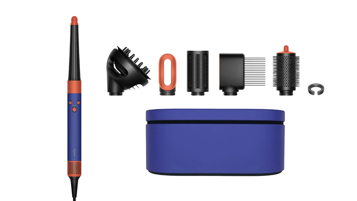 Мультистайлер Dyson Airwrap i.d. HS08 Bluetooth Multi-Styler and Dryer Curly+Coily Vinca Blue/Topaz