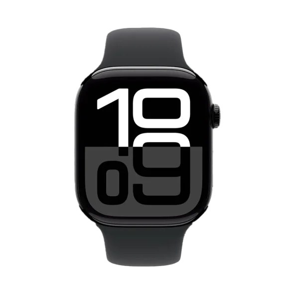Смарт-годинник Apple Watch Series 10 GPS + Cellular 46mm Jet Black Alu. Case w. Black Sport Band - M/L (MWY43)